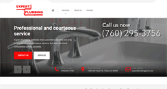 Desktop Screenshot of expertplumber.net